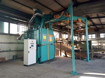 Askılı Kumlama Makinesi