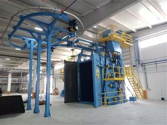 Askılı Kumlama Makinesi