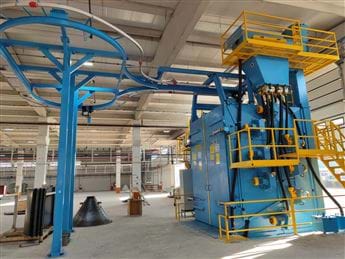 Askılı Kumlama Makinesi