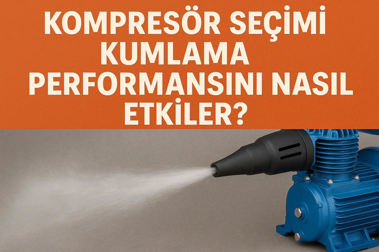 Kompresör Seçimi Kumlama Performansını Nasıl Etkiler?